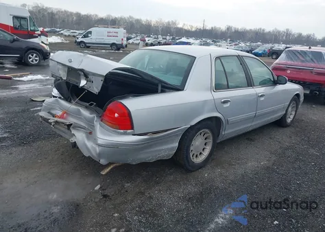 1999 Ford Crown Victoria Lx z USA, uszkodzony, nr VIN 2FAFP74W2XX158435